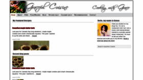 What Gracefulcuisine.com website looked like in 2020 (3 years ago)