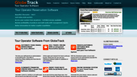 What Globetrack.com website looked like in 2020 (4 years ago)