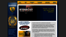 What Guardiansecurityinc.com website looked like in 2020 (4 years ago)