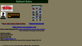 What Gallantsales.com website looked like in 2020 (3 years ago)