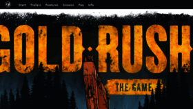 What Goldrush-thegame.com website looked like in 2020 (4 years ago)