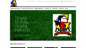 What Gdubsauces.com website looked like in 2020 (4 years ago)