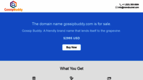 What Gossipbuddy.com website looked like in 2020 (4 years ago)