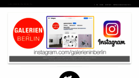 What Galerien-in-berlin.de website looked like in 2020 (4 years ago)