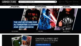 What Grindstore.com website looked like in 2020 (4 years ago)