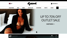 What Gossard.com website looked like in 2020 (3 years ago)
