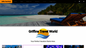 What Griffinstravelworld.com website looked like in 2020 (3 years ago)