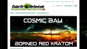 What Galacticbotanicals.com website looked like in 2020 (3 years ago)