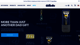 What Gillette-preshave.com website looked like in 2020 (4 years ago)