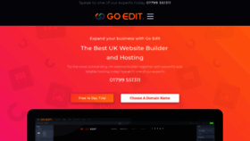 What Goedit.co.uk website looked like in 2020 (4 years ago)