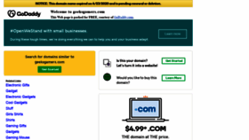 What Geeksgamers.com website looked like in 2020 (4 years ago)