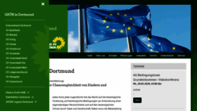 What Gruene-dortmund.de website looked like in 2020 (3 years ago)