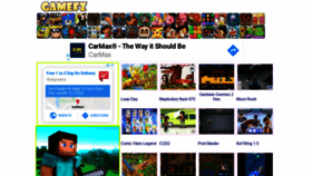 What Gamefz.com website looked like in 2020 (3 years ago)