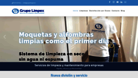 What Grupolimpex.es website looked like in 2020 (4 years ago)