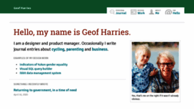 What Gdharries.com website looked like in 2020 (3 years ago)