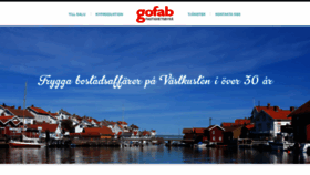What Gofab.se website looked like in 2020 (3 years ago)