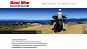 What Gerdwirz.de website looked like in 2020 (4 years ago)