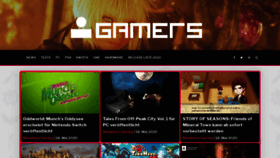 What Gamers.de website looked like in 2020 (3 years ago)