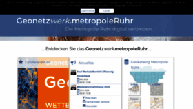 What Geoportal.ruhr website looked like in 2020 (4 years ago)