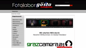 What Goesta.at website looked like in 2020 (3 years ago)