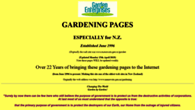 What Gardenews.co.nz website looked like in 2020 (3 years ago)