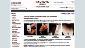 What Gaventa.london website looked like in 2020 (3 years ago)
