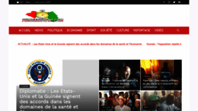 What Guineechrono.com website looked like in 2020 (3 years ago)