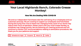 What Greasemonkeyhighlandsranch702.com website looked like in 2020 (3 years ago)