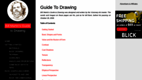 What Guidetodrawing.com website looked like in 2020 (3 years ago)