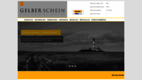 What Gelberschein.org website looked like in 2020 (3 years ago)