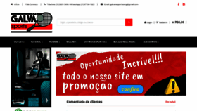 What Galvaocalcados.com.br website looked like in 2020 (3 years ago)