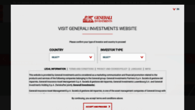What Generali-investments.com website looked like in 2020 (3 years ago)