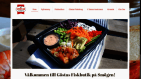 What Gostasfisk.se website looked like in 2020 (3 years ago)
