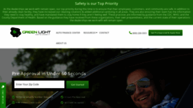 What Greenlightautocredit.com website looked like in 2020 (3 years ago)
