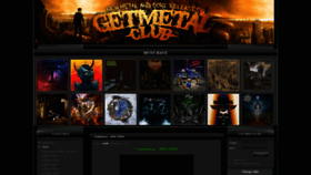 What Getmetal.club website looked like in 2020 (3 years ago)