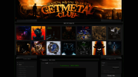 What Getmetal.club website looked like in 2020 (5 years ago)
