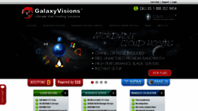 What Galaxyvisions.com website looked like in 2020 (3 years ago)
