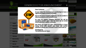 What Genericdoctor.com website looked like in 2020 (3 years ago)