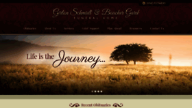 What Gsbfuneralhome.com website looked like in 2020 (3 years ago)