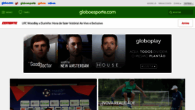 What Globoesporte.globo.com website looked like in 2020 (3 years ago)