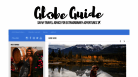 What Globeguide.ca website looked like in 2020 (3 years ago)