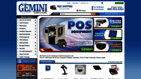 What Geminicomputers.com website looked like in 2020 (3 years ago)
