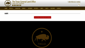 What Glo.texas.gov website looked like in 2020 (4 years ago)
