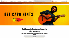 What Guitaa.com website looked like in 2020 (3 years ago)