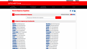 What Guiaempresas.universia.es website looked like in 2020 (3 years ago)