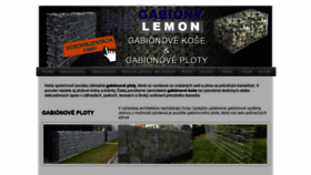 What Gabionove-ploty.sk website looked like in 2020 (3 years ago)