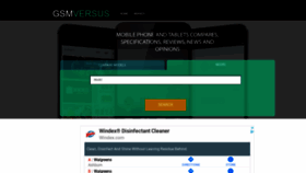 What Gsmversus.com website looked like in 2020 (3 years ago)