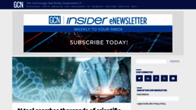 What Gcn.com website looked like in 2020 (3 years ago)