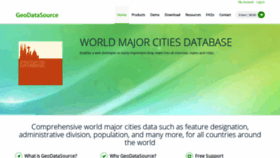 What Geodatasource.com website looked like in 2020 (3 years ago)
