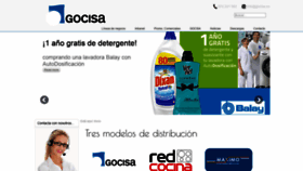 What Gocisa.es website looked like in 2020 (3 years ago)